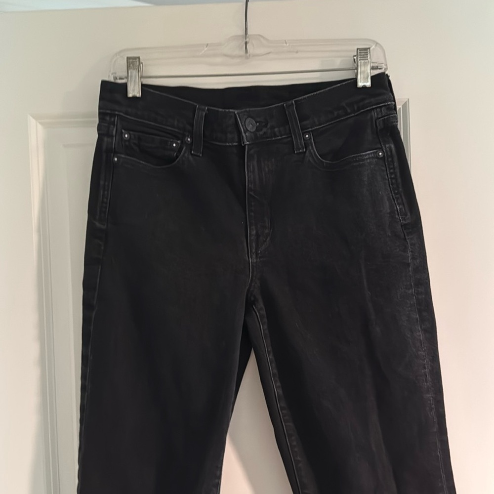 AYR The LaLa Straight Leg jeans in Black
